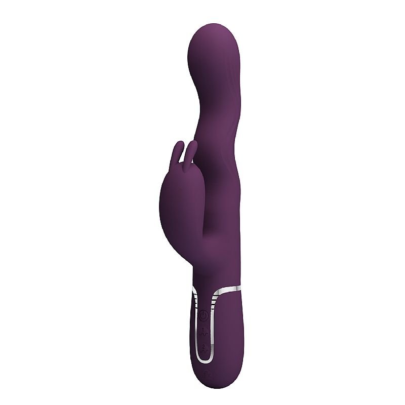 Vibrador de Ponto G e clitóris com Ondulações - Loursen - Pretty Love - Roxo