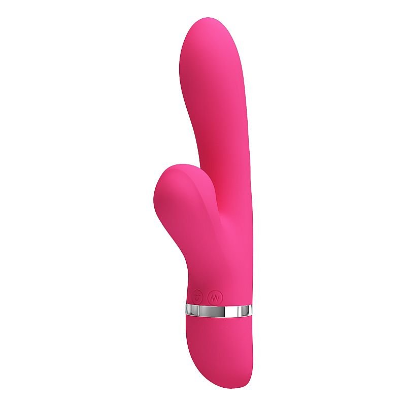 Vibrador de Ponto G e clitóris com Pulsação - Á pilha - Willow - Pretty Love