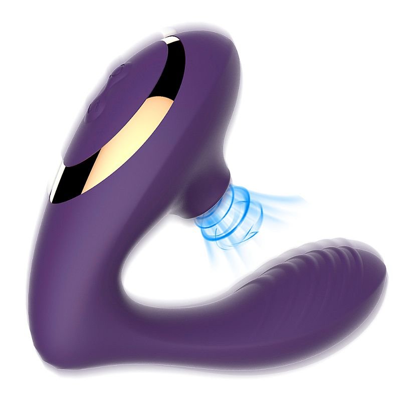 Vibrador de Ponto G e Clitóris com Pulsação - Carlota