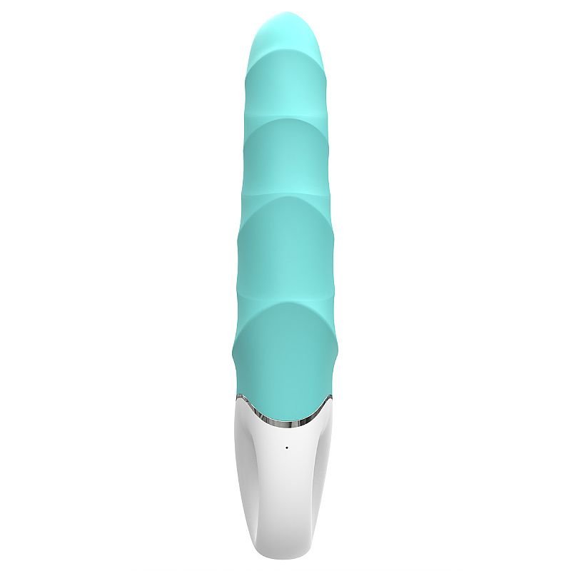 Vibrador de Ponto G e clitóris com Pulsação - Chili - S-Hande - Azul Tiffany