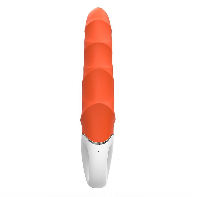 Vibrador de Ponto G e clitóris com Pulsação - Chili - S-Hande - Laranja