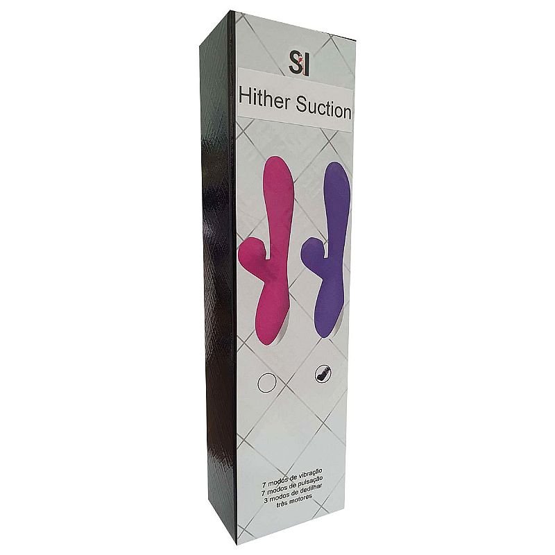 Vibrador de Ponto G e Clitóris com Pulsação e Dedilhar - ALWUP - Hither - Roxo