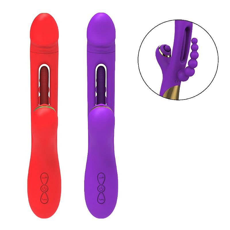 Vibrador de Ponto G e clitóris com Pulsação e Dedilhar Slap - Ktree