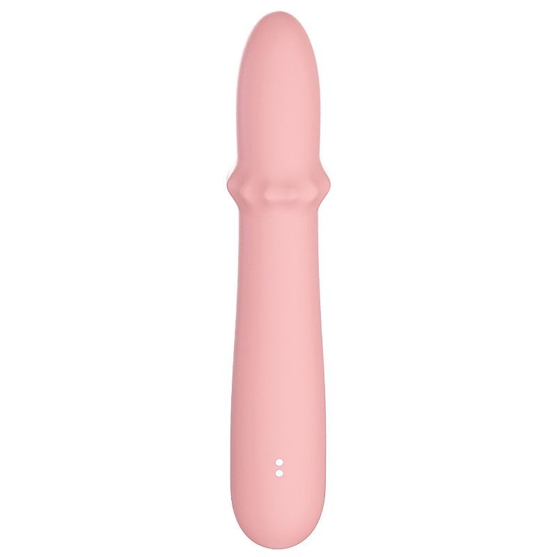 Vibrador de Ponto G e clitóris com Pulsação e Vai e Vem de Anel