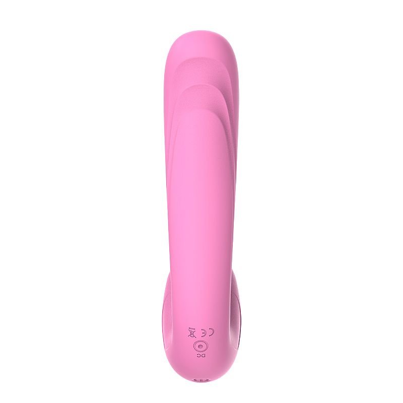 Vibrador de Ponto G e Clitóris com Pulsação em Silicone Líquido - Zenobia - Roxo