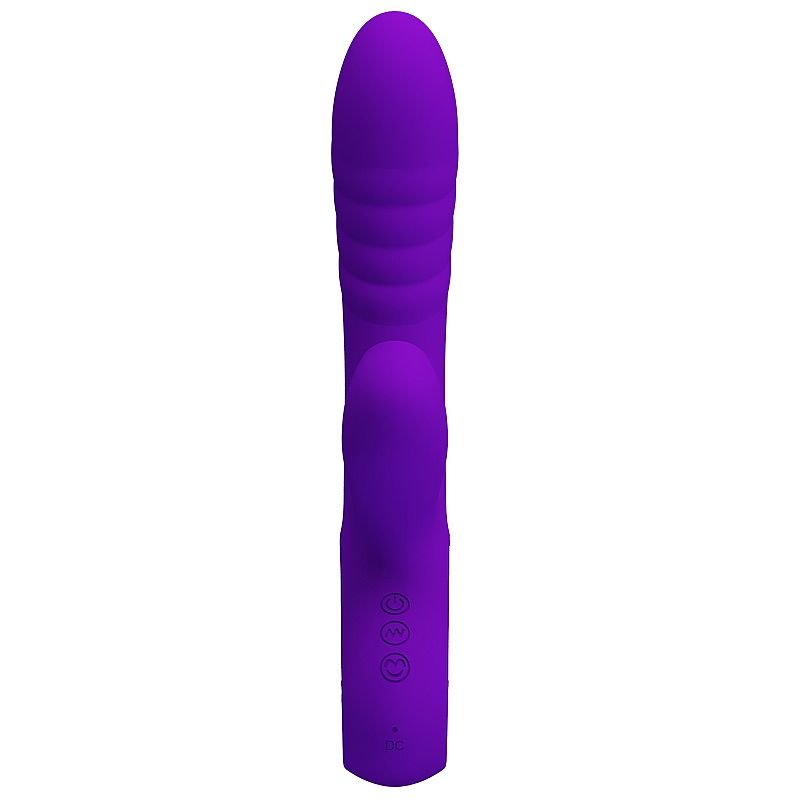 Vibrador de Ponto G e Clitóris com Pulsação - Jersey - Pretty Love
