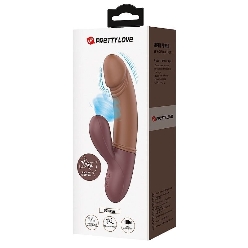 Vibrador de Ponto G e clitóris com Pulsação - Kane - Pretty Love