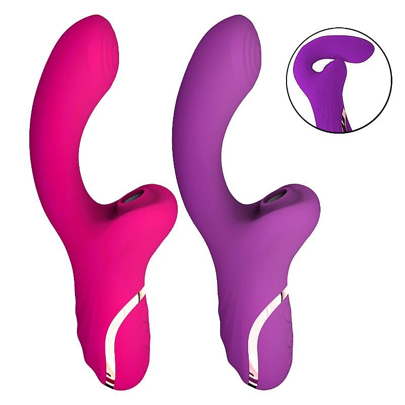 Vibrador de Ponto G e Clitóris com Pulsação - Lord - Pink