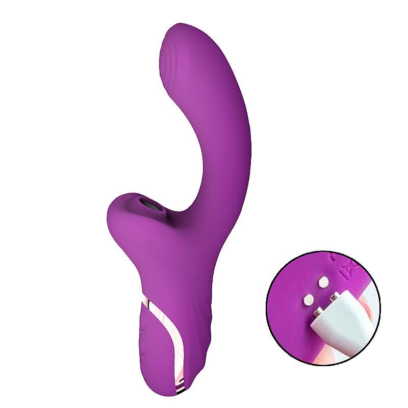 Vibrador de Ponto G e Clitóris com Pulsação - Lord - Pink