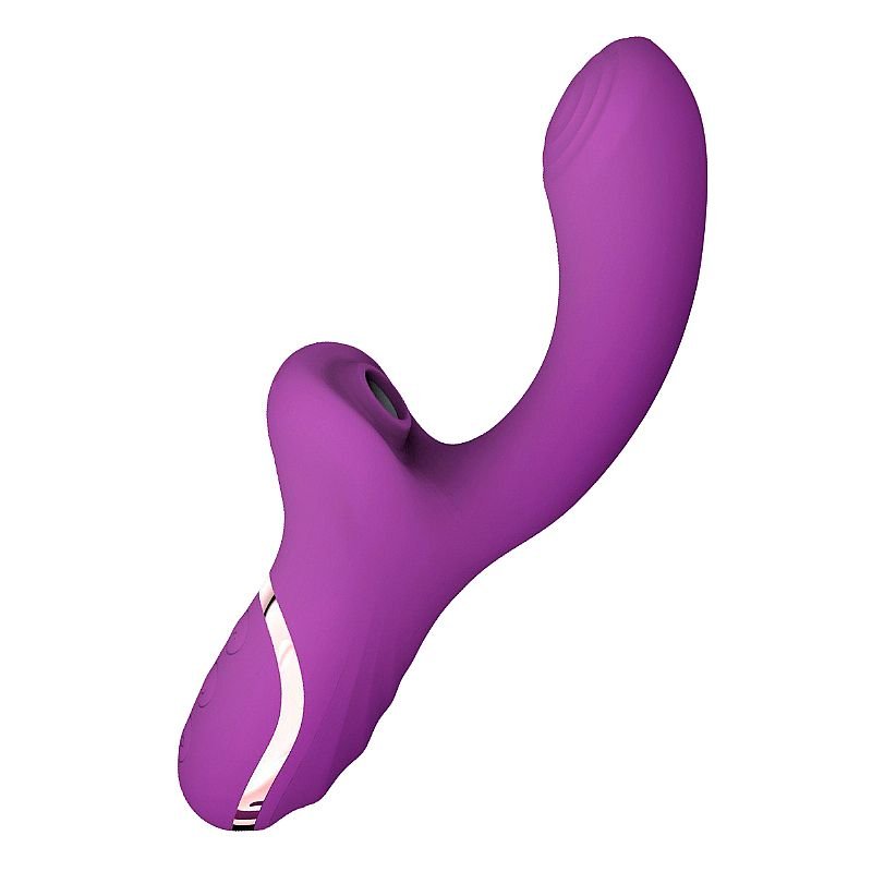 Vibrador de Ponto G e Clitóris com Pulsação - Lord - Roxo
