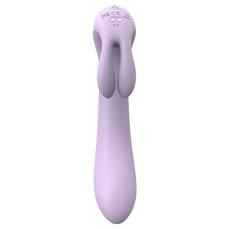 Vibrador de Ponto G e clitóris com pulsação - Martelo - Hammer Rabbit - S-Hande - Azul Tiffany