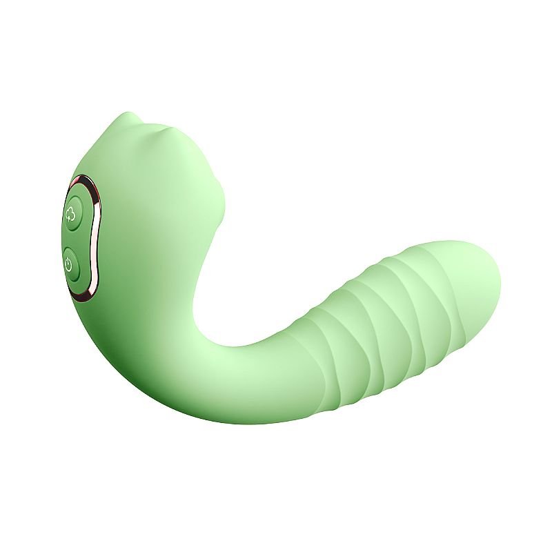 Vibrador de Ponto G e Clitóris com Pulsação - Molly - À Longa distância - APP - Rosa