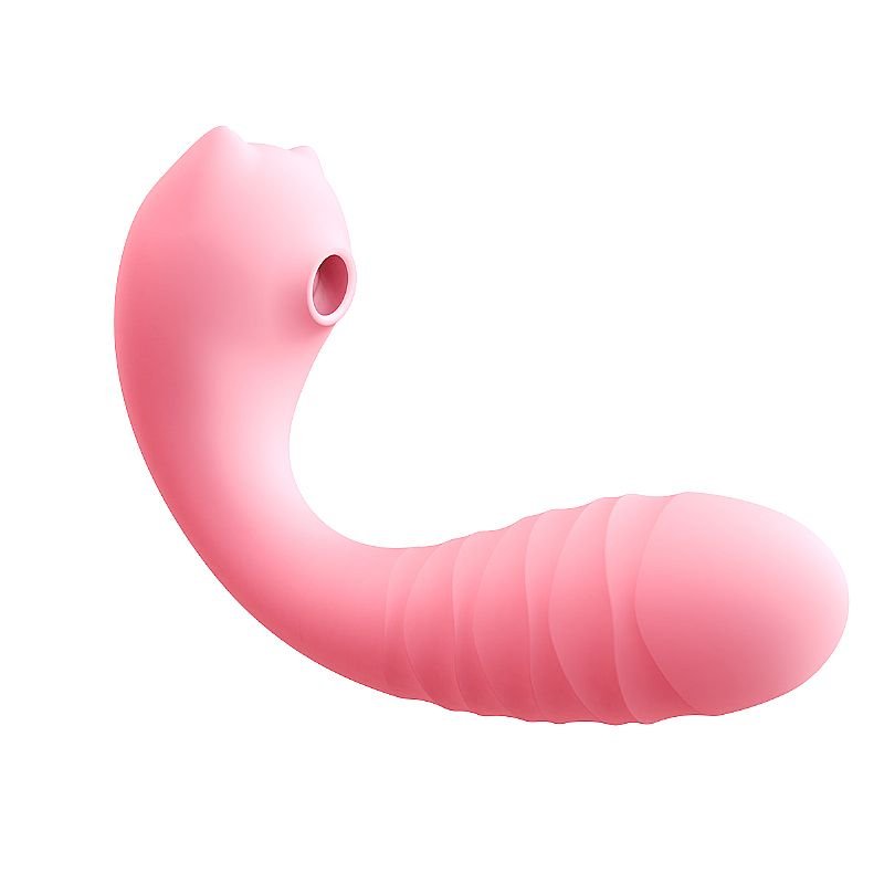 Vibrador de Ponto G e Clitóris com Pulsação - Molly - À Longa distância - APP - Rosa