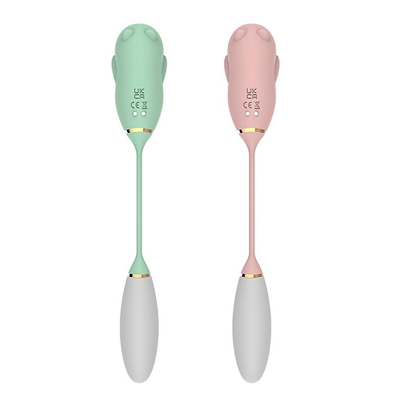 Vibrador de Ponto G e clitóris com Pulsação - Mouse - Rosa