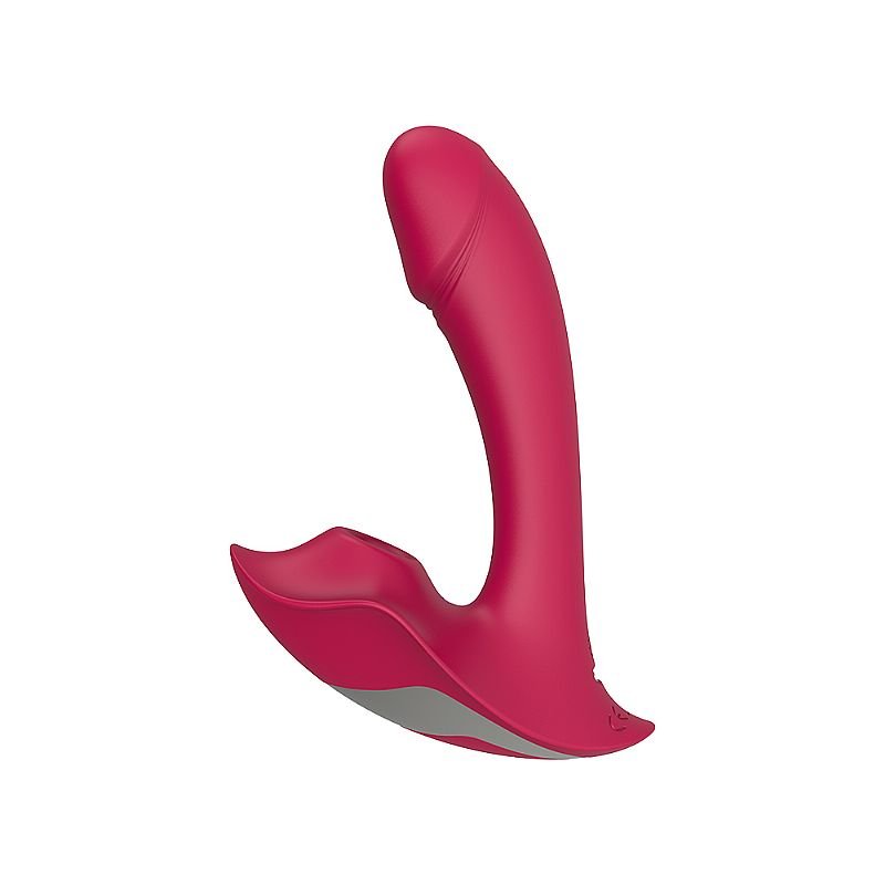 Vibrador de Ponto G e clitóris com pulsação - Recarregável - Heart of Ocean - S-Hande - Roxo