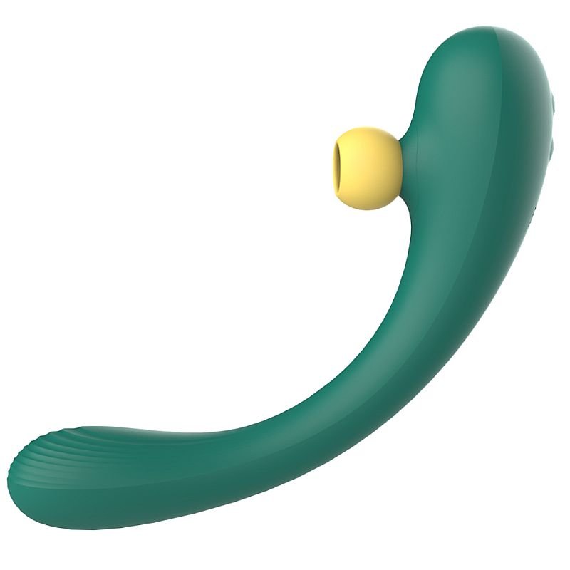 Vibrador de Ponto G e clitóris com pulsação - Recarregável - Mermaids Dream - S-Hande - Rosa