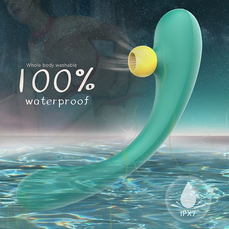 Vibrador de Ponto G e clitóris com pulsação - Recarregável - Mermaids Dream - S-Hande - Rosa
