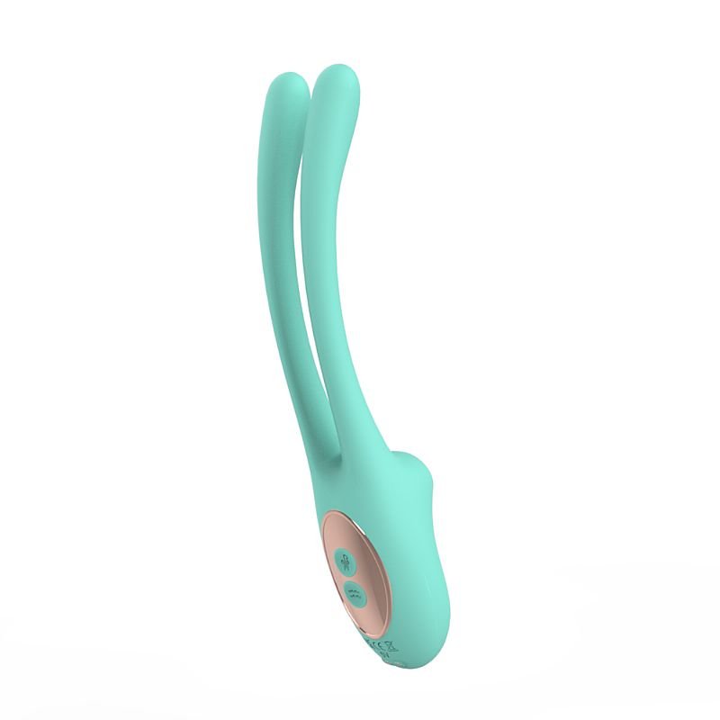 Vibrador de Ponto G e Clitóris com Pulsação - S-Hande - Verde