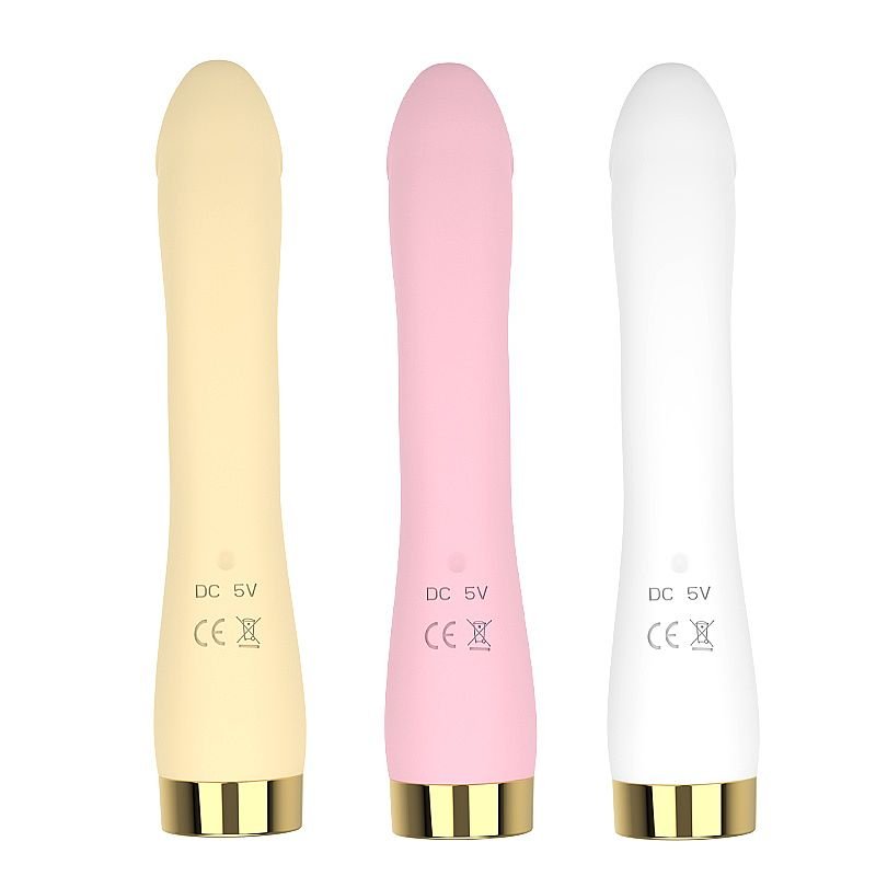 Vibrador de ponto G e clitóris com Pulsação - Scaleid - Amarelo