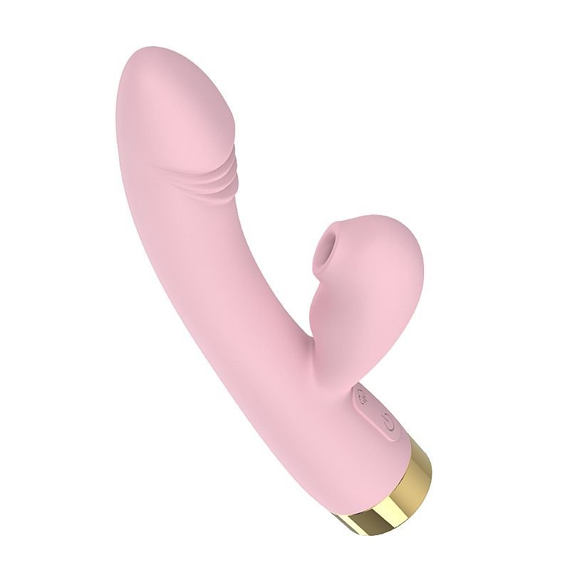 Vibrador de ponto G e clitóris com Pulsação - Scaleid - Amarelo