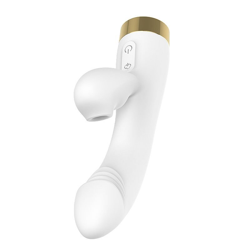 Vibrador de ponto G e clitóris com Pulsação - Scaleid - Amarelo
