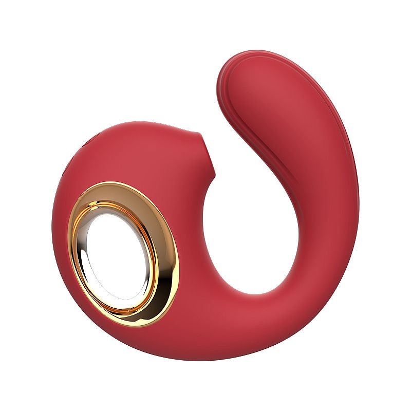 Vibrador de Ponto G e Clitóris com Pulsação - Snail 2 - Verde