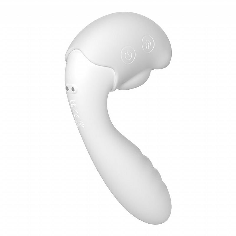 Vibrador de Ponto G e clitóris com Pulsação / Tapping - Kitty - S-Hande - Lilás