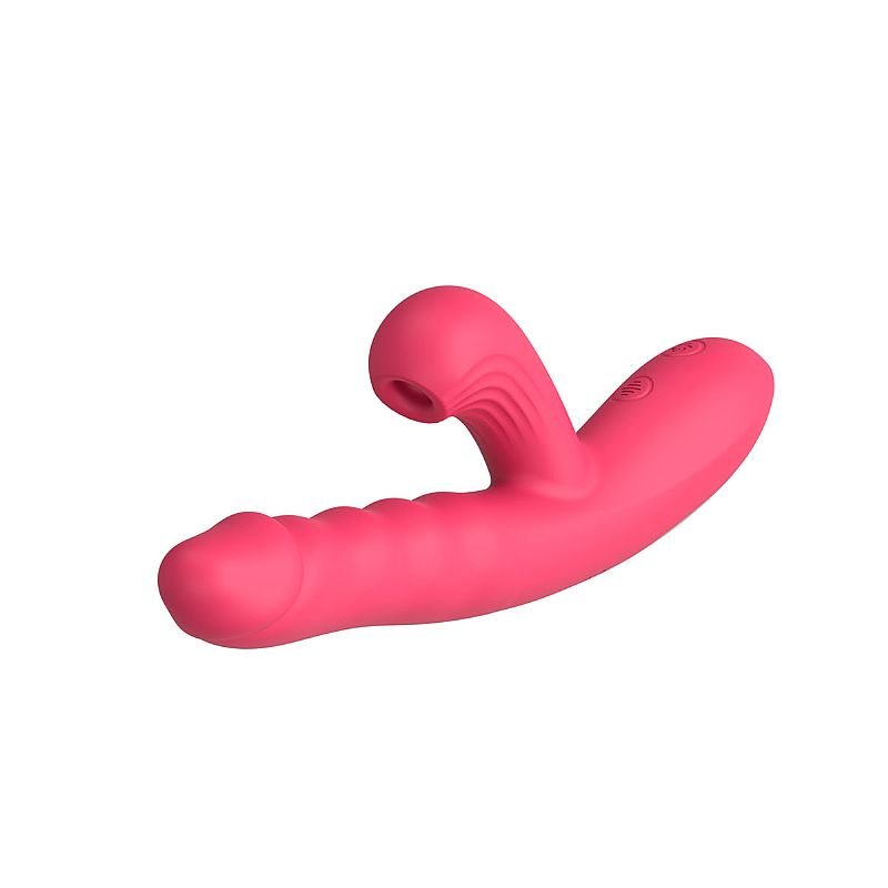 Vibrador de Ponto G e clitóris com Pulsação / Vai e vem