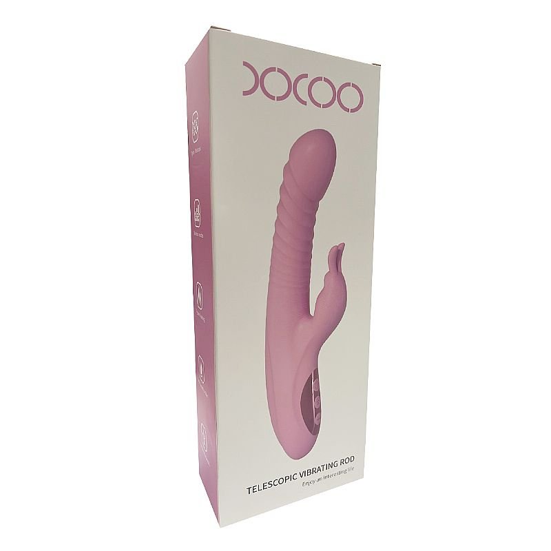 Vibrador de ponto G e clitóris com Pulsação - Vai e vem com Rotação 360° / Aquecimento