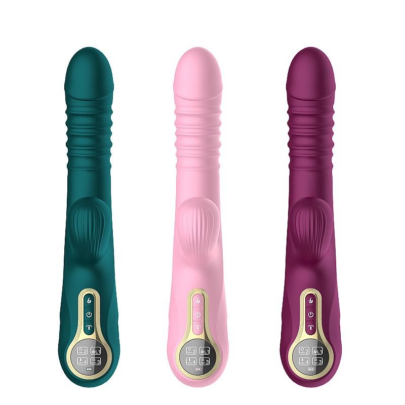 Vibrador de ponto G e clitóris com Pulsação - Vai e vem - Fabulous Secret - Rosa