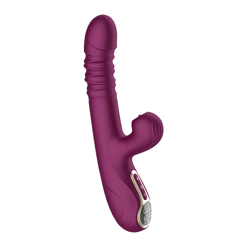 Vibrador de ponto G e clitóris com Pulsação - Vai e vem - Fabulous Secret - Rosa