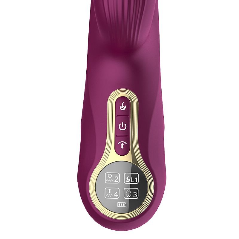 Vibrador de ponto G e clitóris com Pulsação - Vai e vem - Fabulous Secret - Rosa