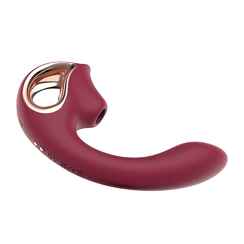 Vibrador de Ponto G e Clitóris com Pulsações - Selene - S-Hande - Roxo