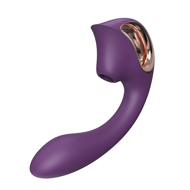 Vibrador de Ponto G e Clitóris com Pulsações - Selene - S-Hande - Vinho