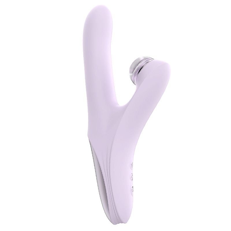 Vibrador de Ponto G e Clitóris com Rotação de Esferas - Secret Language / com Ponteiras - S-Hande