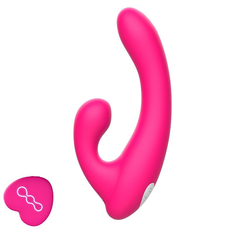 Vibrador de Ponto G e Clitóris com Rotação e Controle Remoto