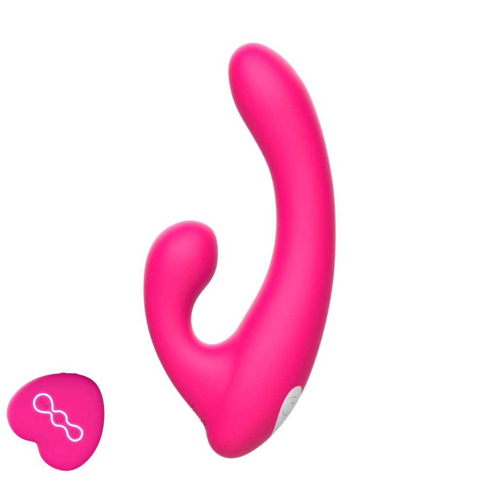 Vibrador de Ponto G e Clitóris com Rotação e Controle Remoto