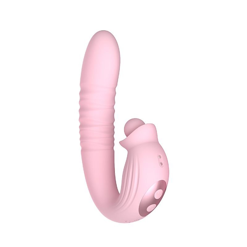 Vibrador de Ponto G e clitóris com Rotação e Vai e vem - Tiffany - SI WINYI