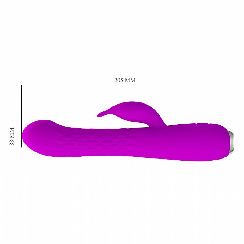 Vibrador de Ponto G e Clitóris com Rotação - Molly - Pretty Love