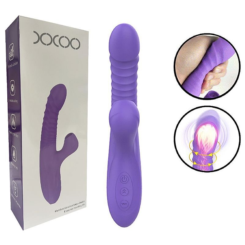 Vibrador de ponto G e clitóris com Sucção - Vai e vem com Rotação / Aquecimento 2