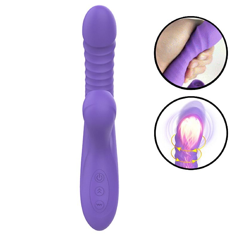 Vibrador de ponto G e clitóris com Sucção - Vai e vem com Rotação / Aquecimento 2