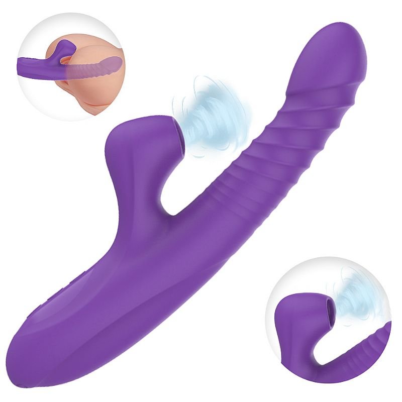 Vibrador de ponto G e clitóris com Sucção - Vai e vem com Rotação / Aquecimento 2