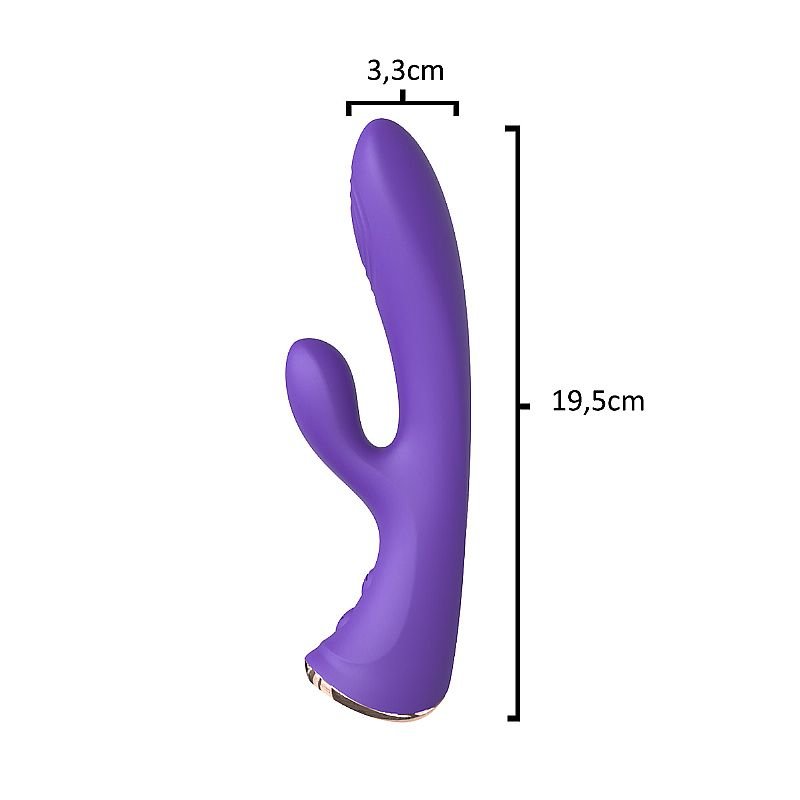 Vibrador de Ponto G e Clitóris com Tapping - Akali - S-Hande