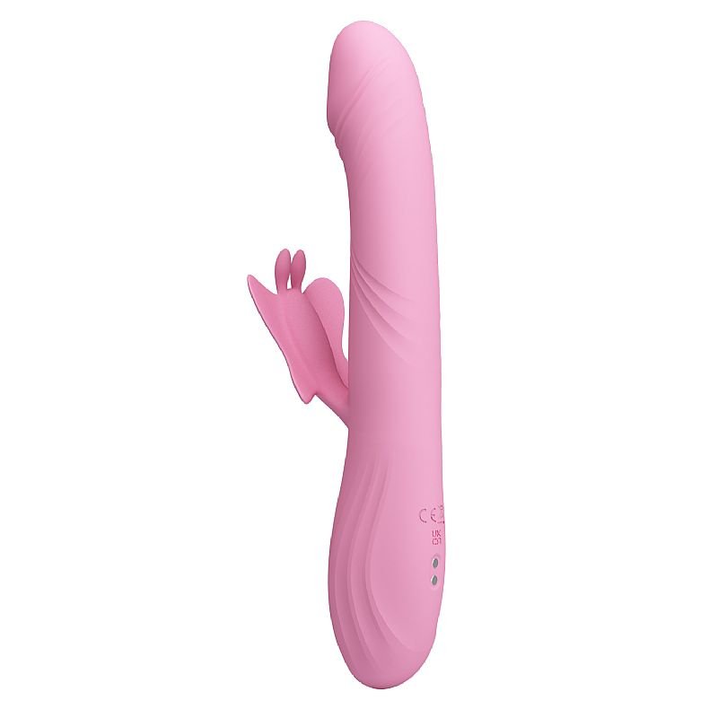 Vibrador de Ponto G e Clitóris com Tapping - Bella - Pretty Love