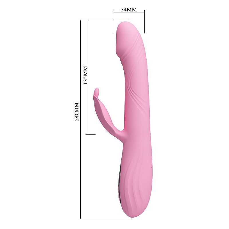 Vibrador de Ponto G e Clitóris com Tapping - Bella - Pretty Love