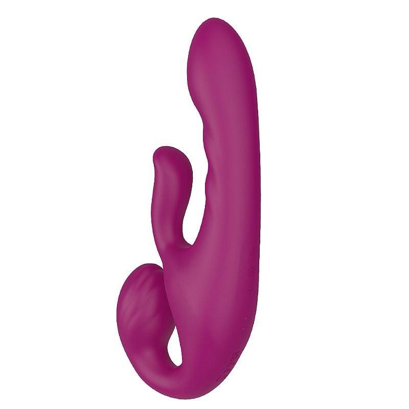 Vibrador de Ponto G e Clitóris com Tapping - Co-Op Bliss - S-Hande - Rosa