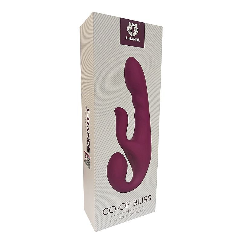 Vibrador de Ponto G e Clitóris com Tapping - Co-Op Bliss - S-Hande - Rosa
