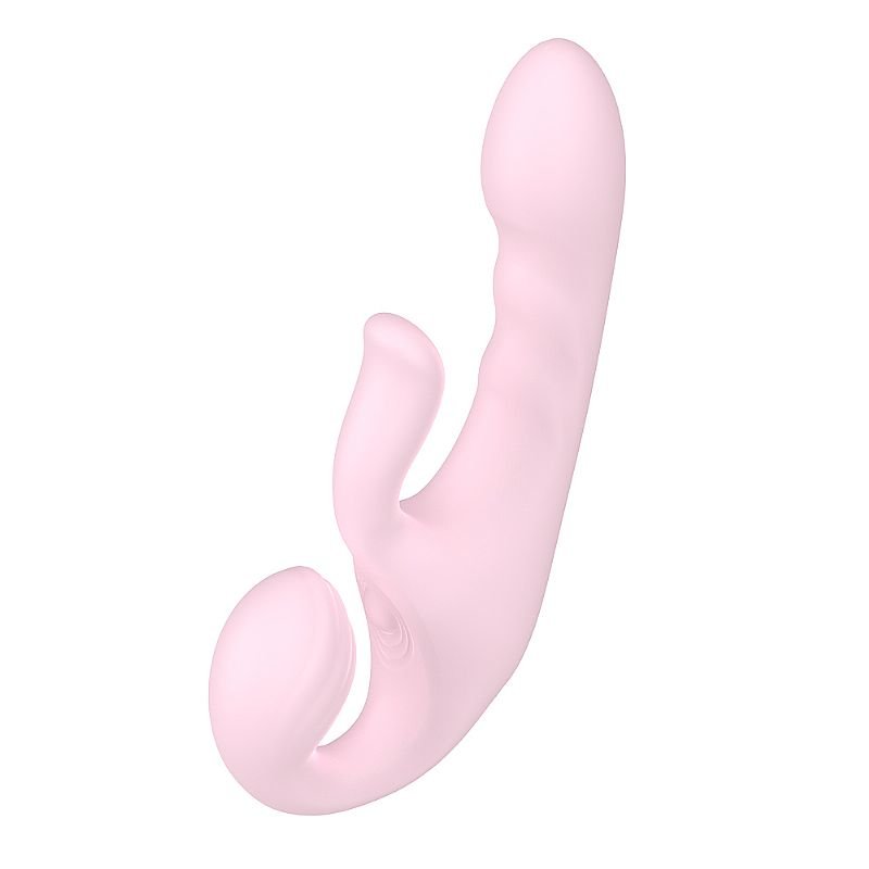 Vibrador de Ponto G e Clitóris com Tapping - Co-Op Bliss - S-Hande - Roxo