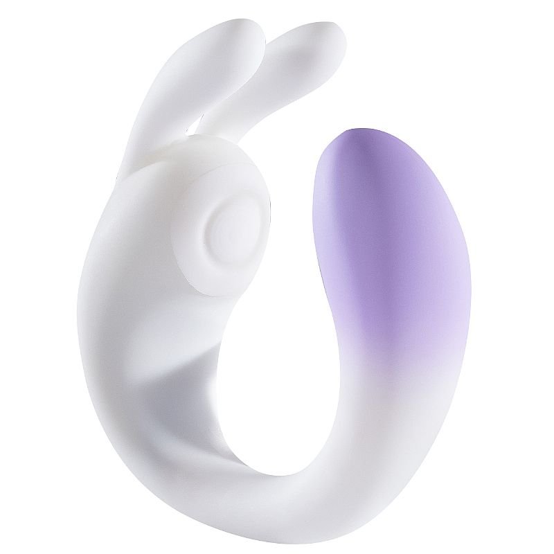Vibrador de Ponto G e clitóris com Tapping - Coelho