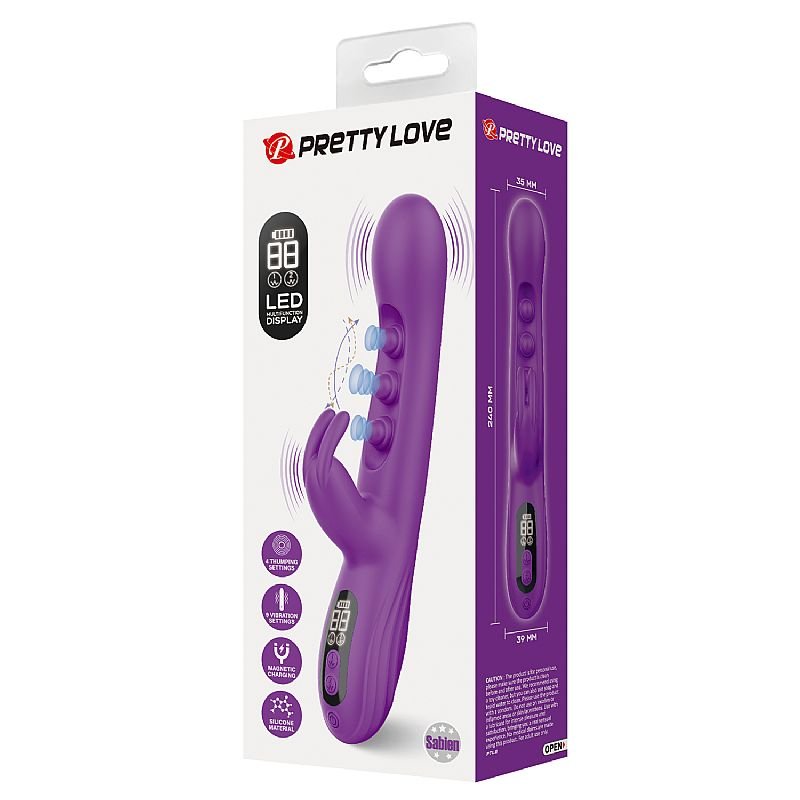 Vibrador de Ponto G e Clitóris com Tapping - Sabien - Pretty Love